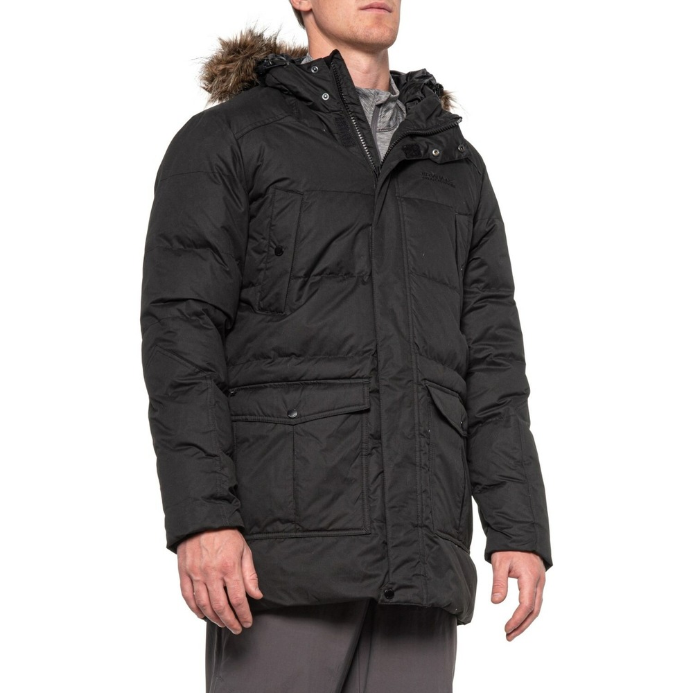 Regatta Great Outdoors Mens Andram II Down Parka Black XL RMN104A 600 Fill
